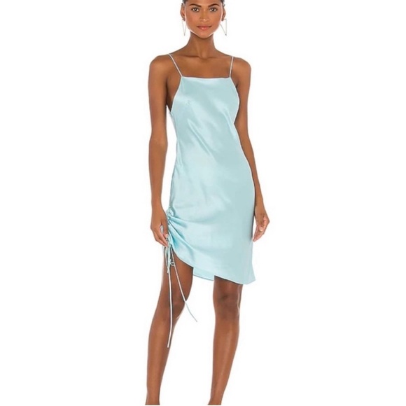 Dannijo | silk dress with drawstring on the side - Picture 1 of 11